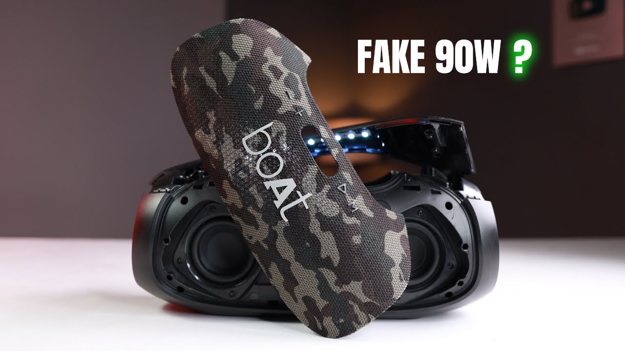 boAt Stone 1800 90W Boombox Speaker 🪛🔧 TEARDOWN / DISASSEMBLY | Is it Really a 90W Speaker?