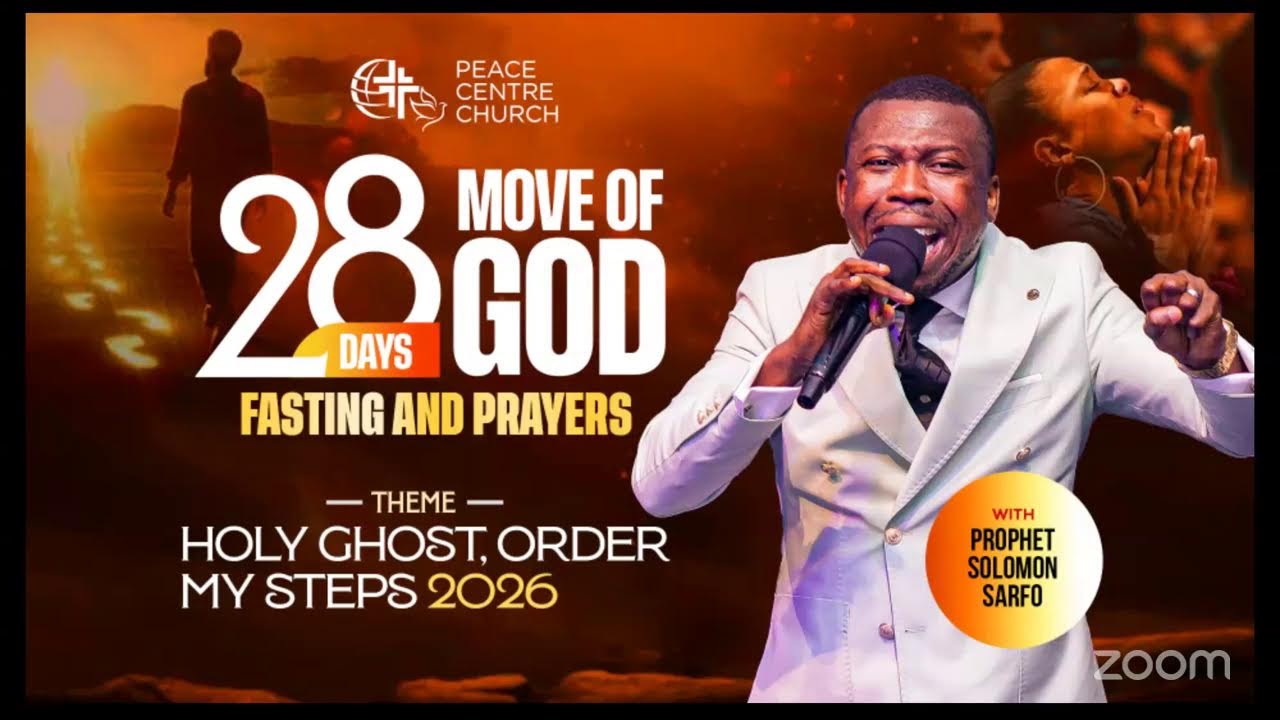 ORDER MY STEPS 2026 || EVENING PRAYERS DAY 24 || PROPHET SOLOMON SARFO || 28.01.2026
