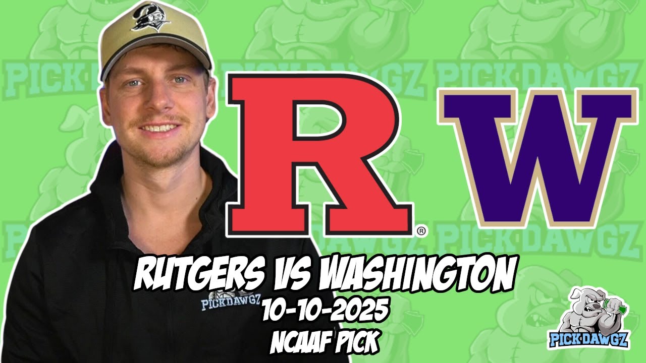 Матч «Рутгерс» — «Вашингтон» 10 октября 2025 года: прогнозы и прогнозы на студенческий футбол | Н...