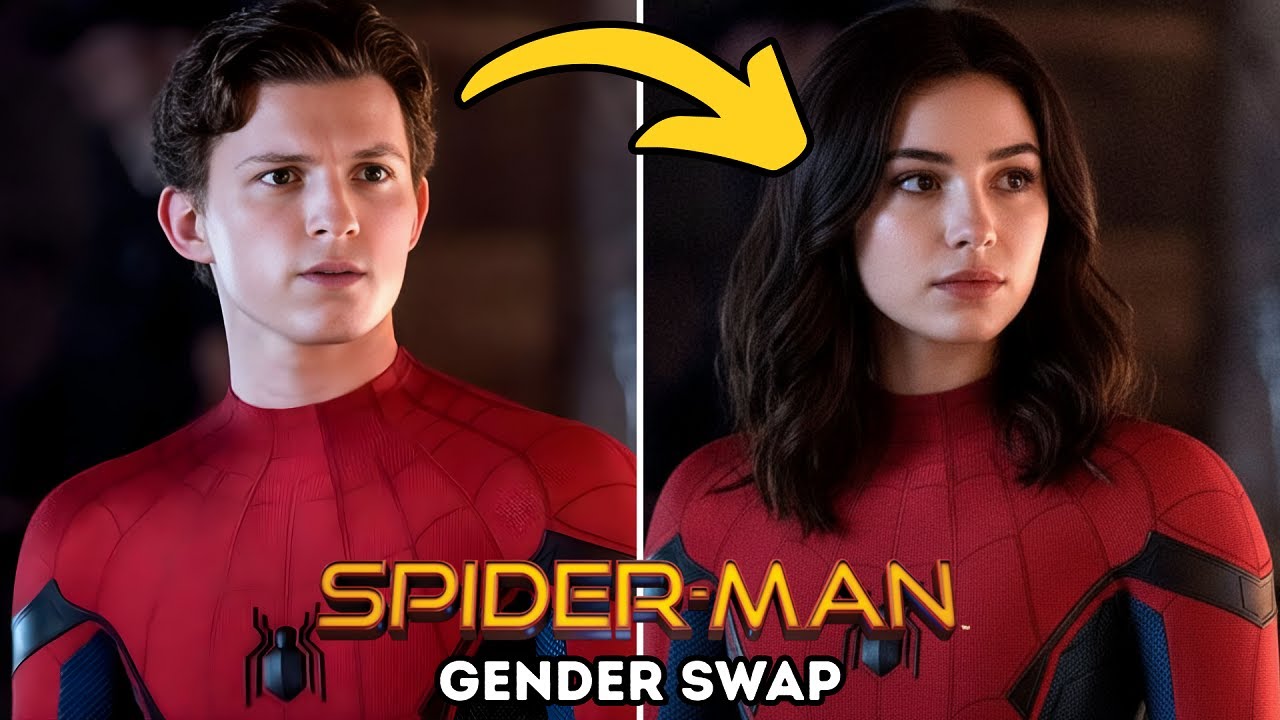 Spider-Man (MCU) Swapped Genders - Voiced AI Animation