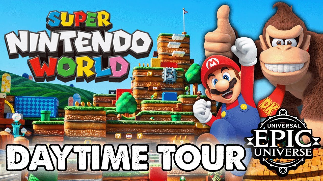 Super Nintendo World - Full Daytime Tour from Universal Epic Universe