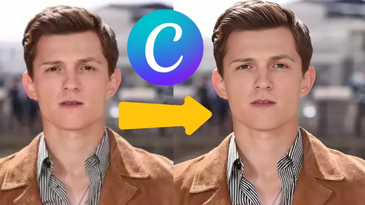 How to enhance photo quality in Canva | Chean Punlork