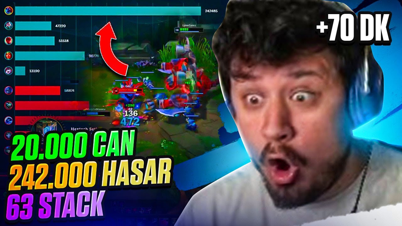 +70 KILL CHO'GATH İLE KILL REKORU DENEMESİ