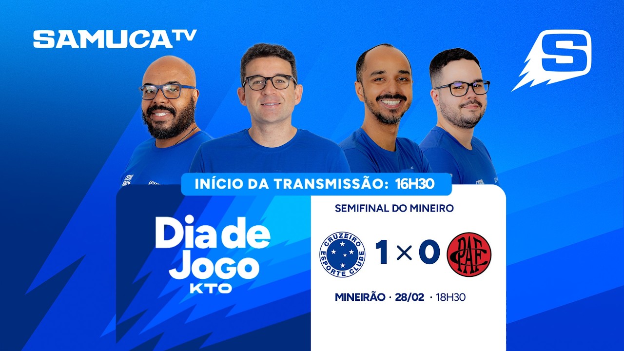 CRUZEIRO X POUSO ALEGRE AO VIVO NA SAMUCA TV | SEMIFINAL (VOLTA) DO MINEIRO