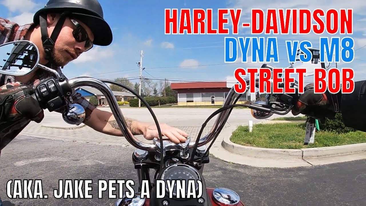 Harley-Davidson Dyna Street Bob vs M8 Street Bob