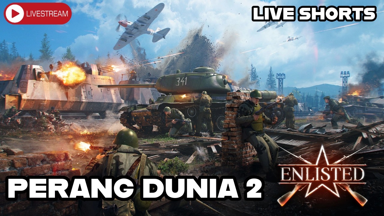🔴OTW RANK TERTINGGI! No Cheat No Skill? #EnlistedLive #ShortsIndonesia