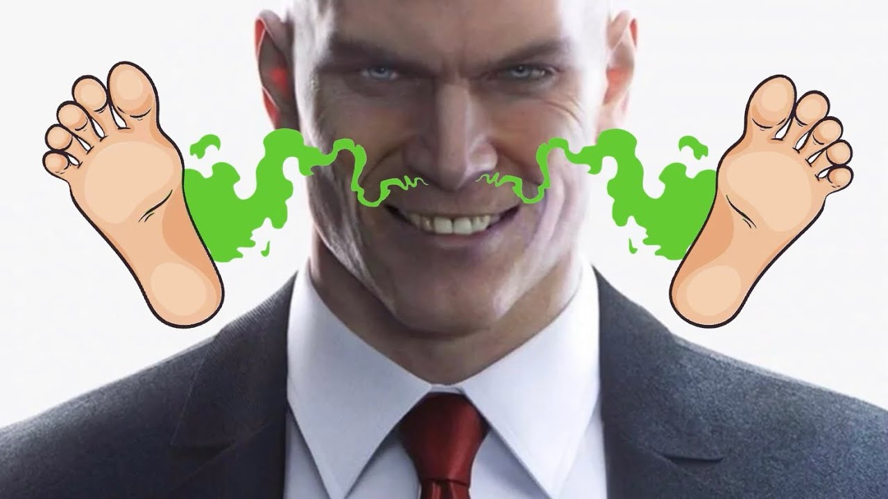 Can I Beat Hitman using My Feet? (100 Sub Special)