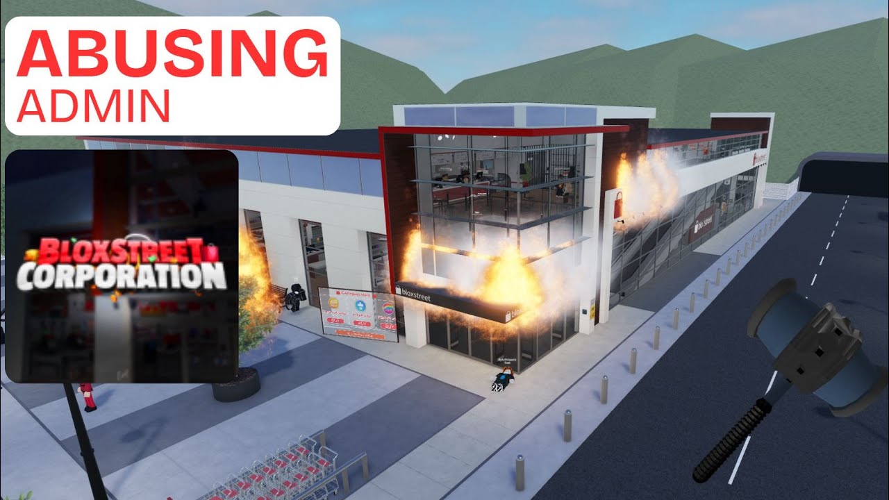 Abusing HIGH RANK COMMANDS in Roblox Bloxstreet