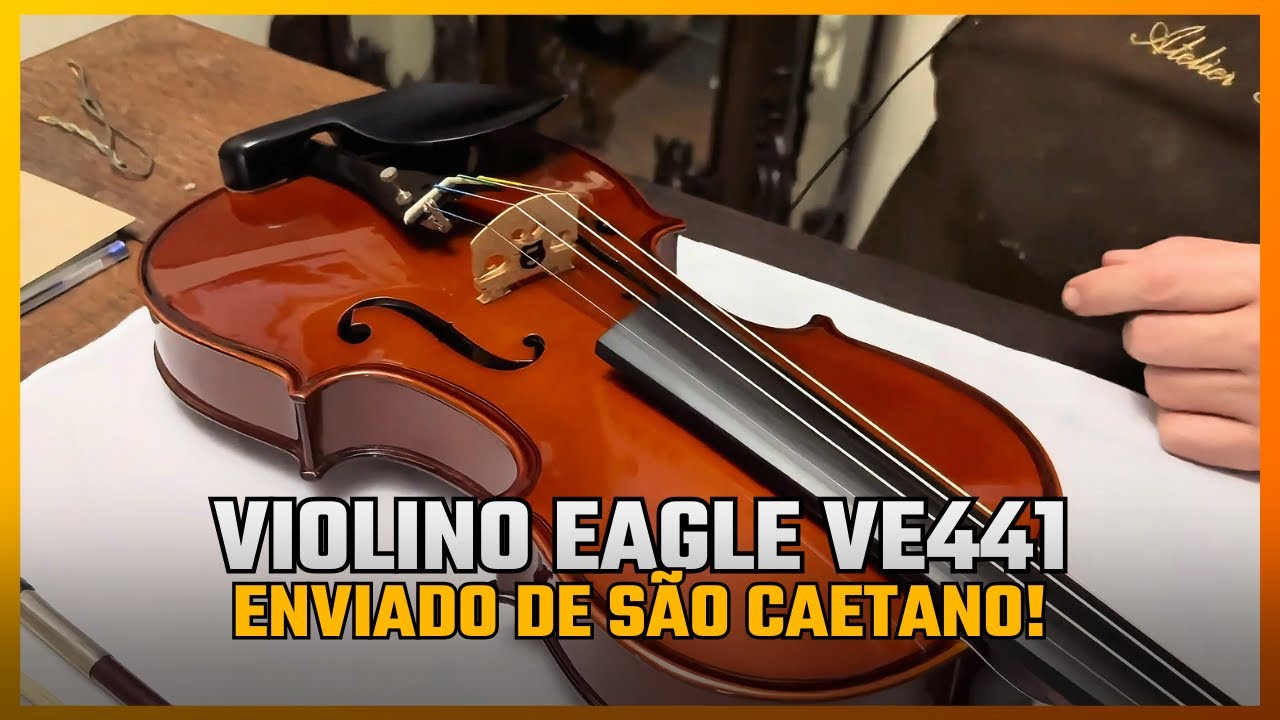 VIOLINO EAGLE VE441 DE SÃO CAETANO - LUTHIER!
