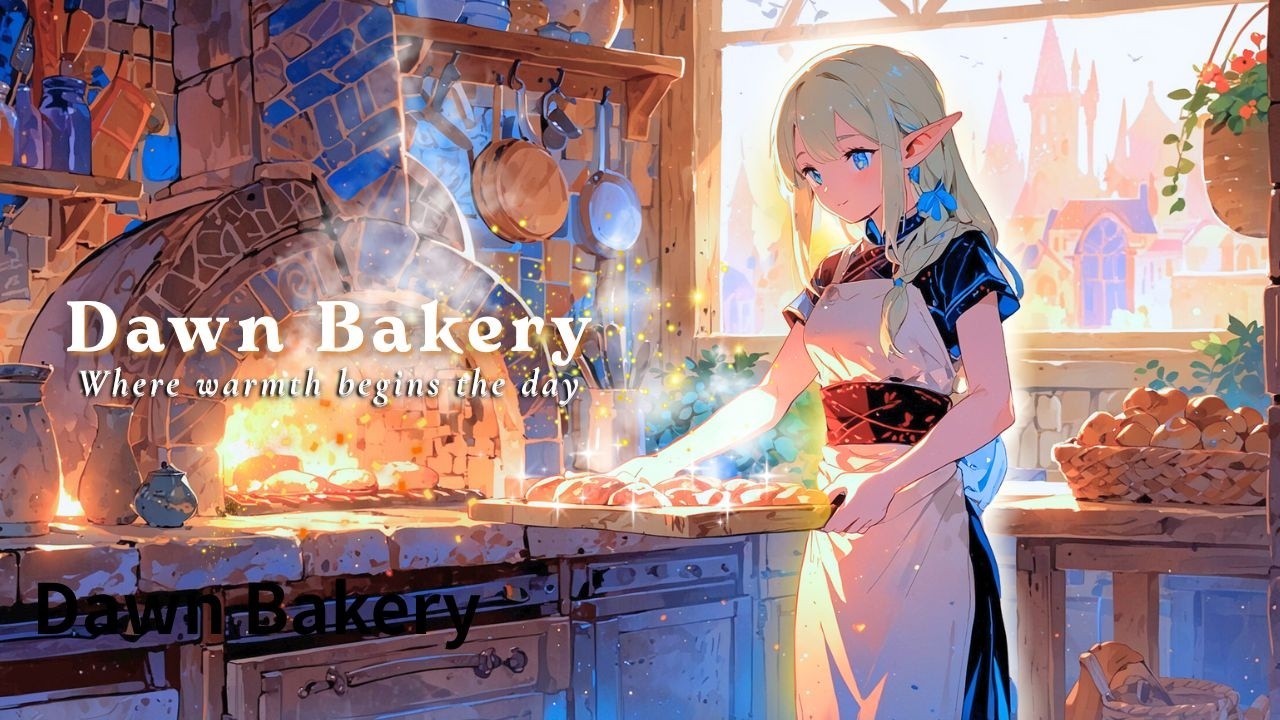 Peaceful Fantasy BGM | Dawn Bakery | Where warmth begins the day