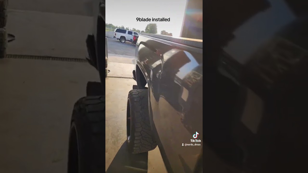 9 Blade Turbo #automobile #duramax #turbo #fyp #fy #truck #gmc #diesel #vinylwrap