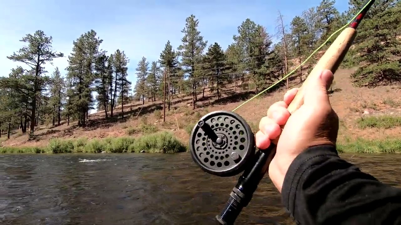 Flyfishing on the South Platte River, Deckers, CO