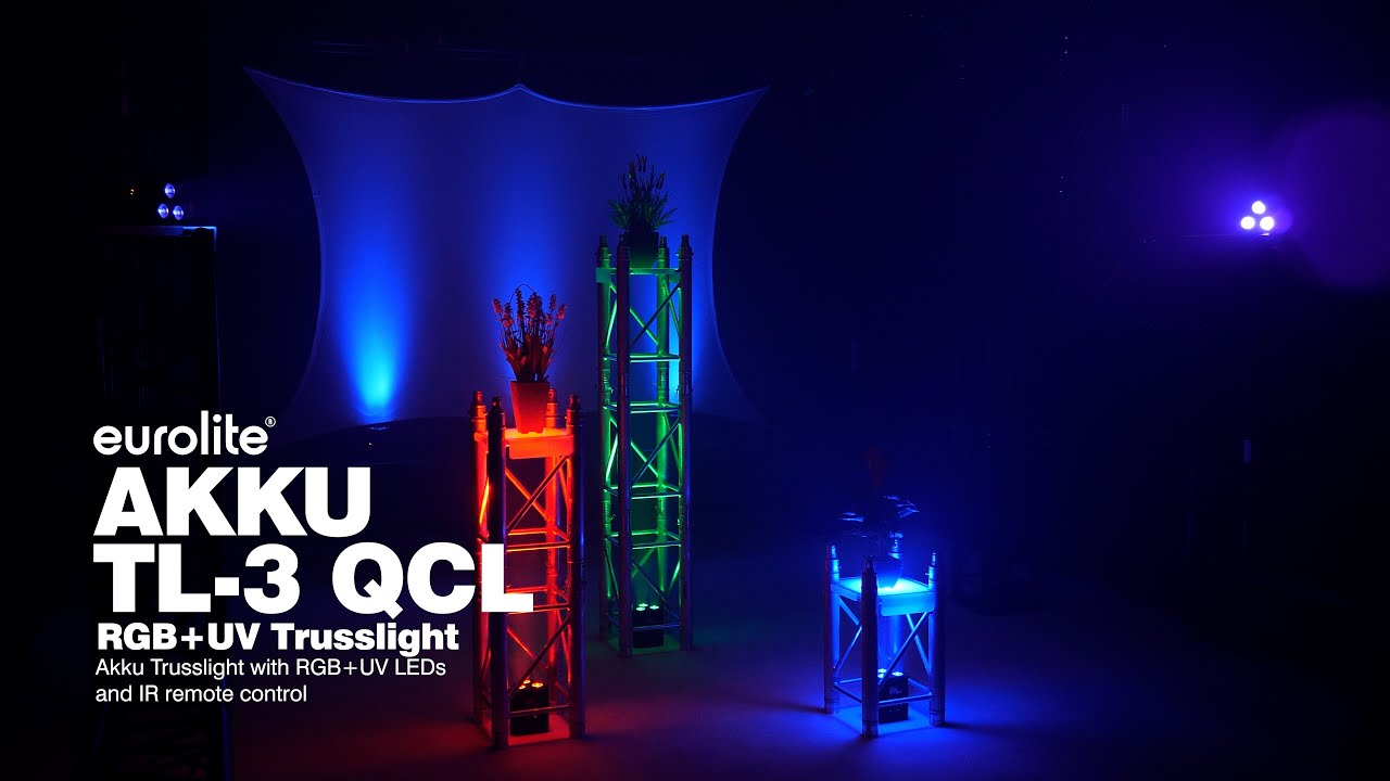 EUROLITE AKKU TL-3 QCL RGB+UV Trusslight