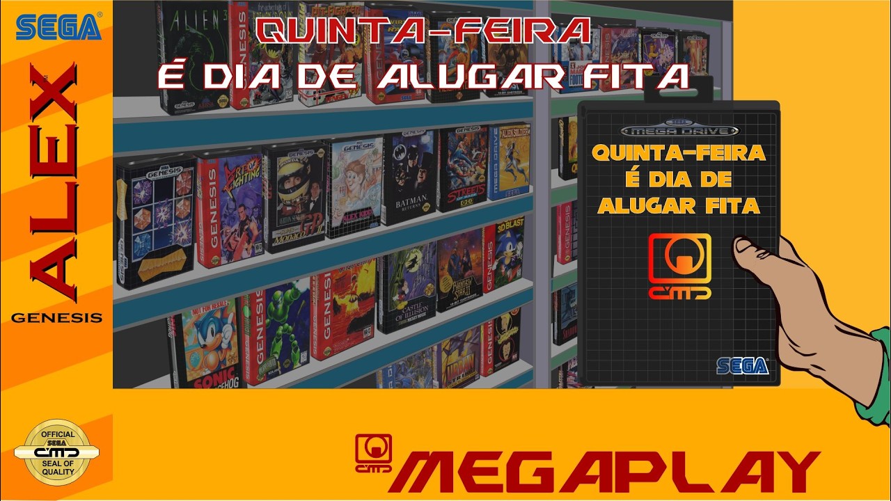 Quinta-feira também é dia de alugar fita e CD #MegaPlay