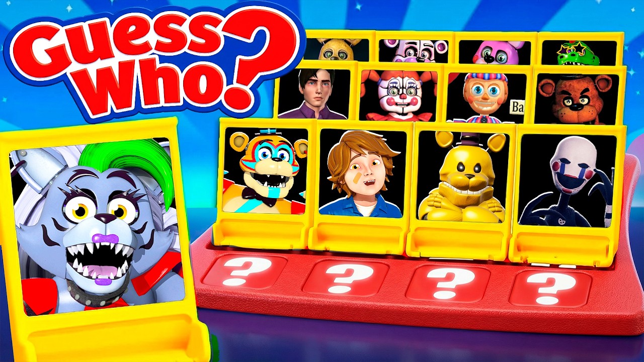 FNAF Guess WHO with Roxanne Wolf and Gregory!