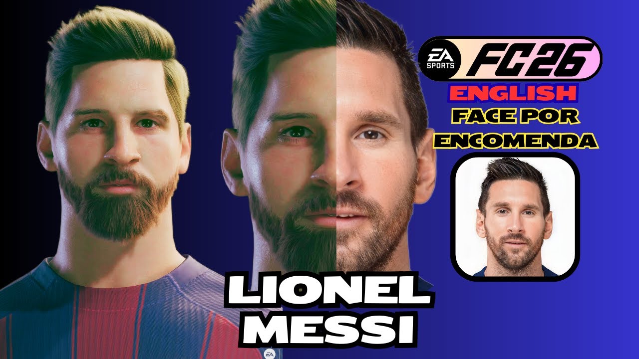 EAFC 26 | LIONEL MESSI FACE TUTORIAL – PRO CLUBS / CAREER MODE