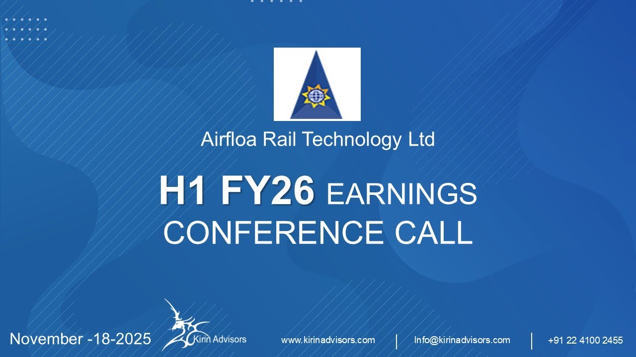 Airfloa Rail Technology Limited H1 FY26 Earnings Conference Call