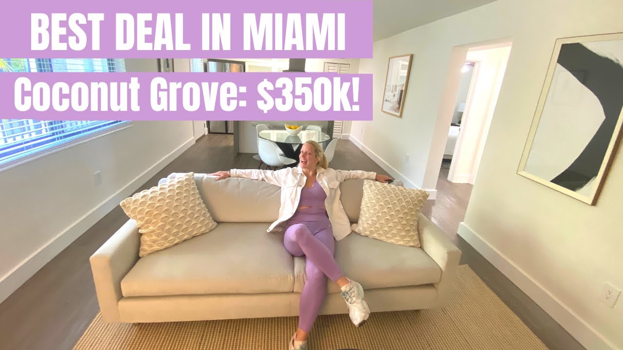 Best Deal in Miami: Coconut Grove Condo for $350K!