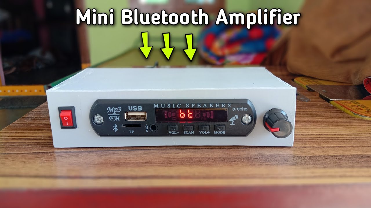 How To Make Mini Bluetooth Amplifier At Home diy mini amplifier | 12volt amplifier