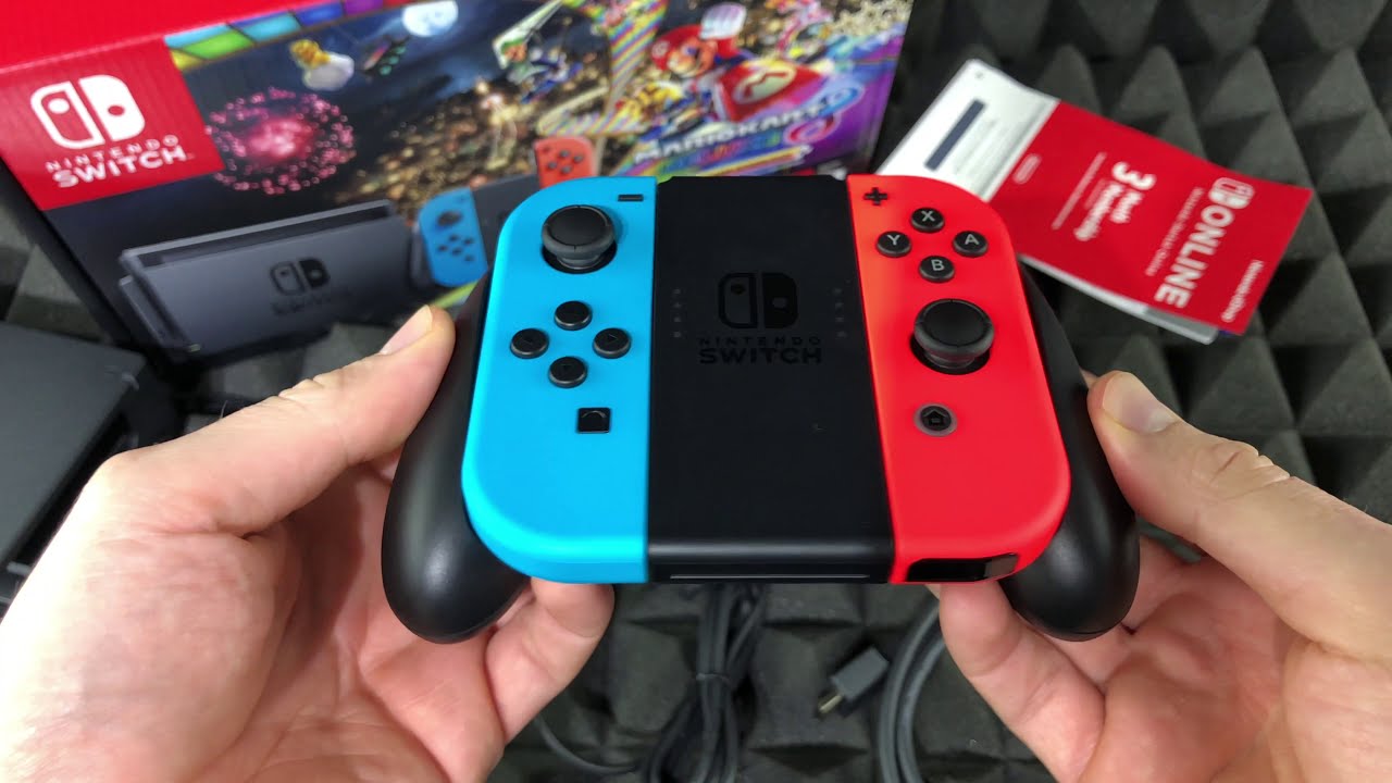 Nintendo Switch Mario Kart 8 Deluxe Bundle Unboxing
