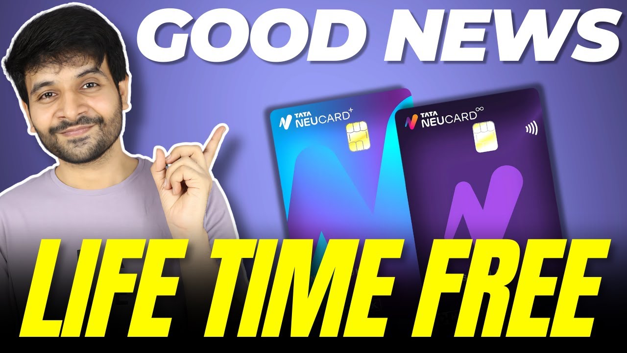 BIG GOOD NEWS: HDFC TATA Neu Cards are LIFETIME FREE | Limited Period Offer