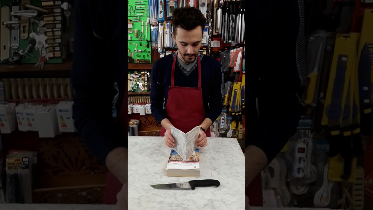 Il coltello pi&ugrave; tagliente del MONDO