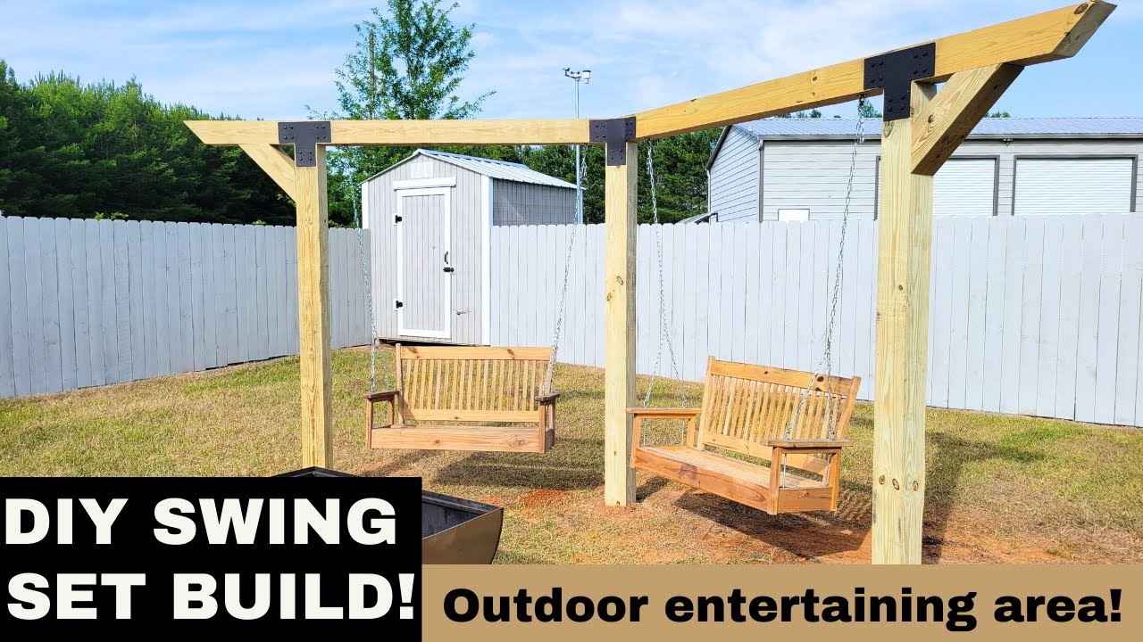 Building A Swing Set DIY!