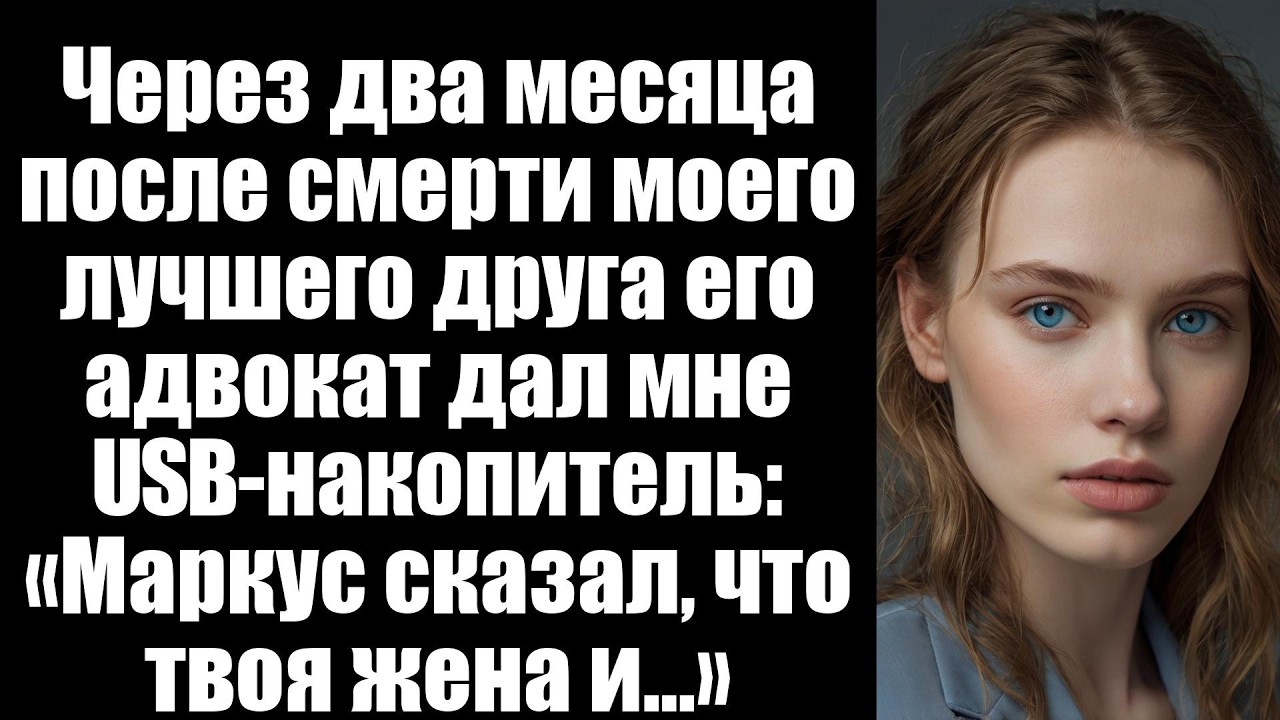 Через два месяца после смерти моего лучшего друга его адвокат дал мне USB-накопитель: «Маркус сказал