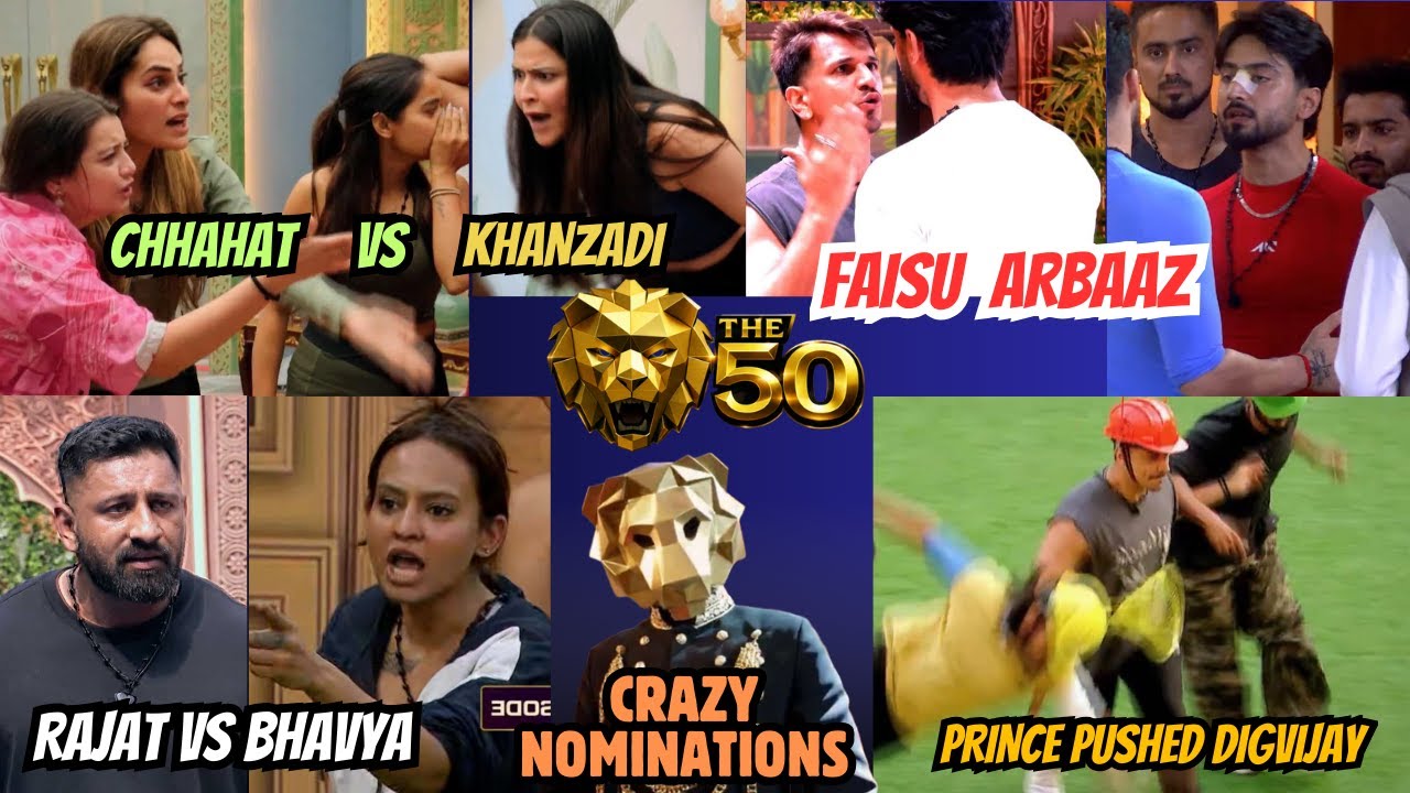 The 50  Crazy EP: Chahat Vs Rajat Vs Bhavya, Prince Pushed Digvijay, Faisu, Arbaaz, Shiv, Manisha