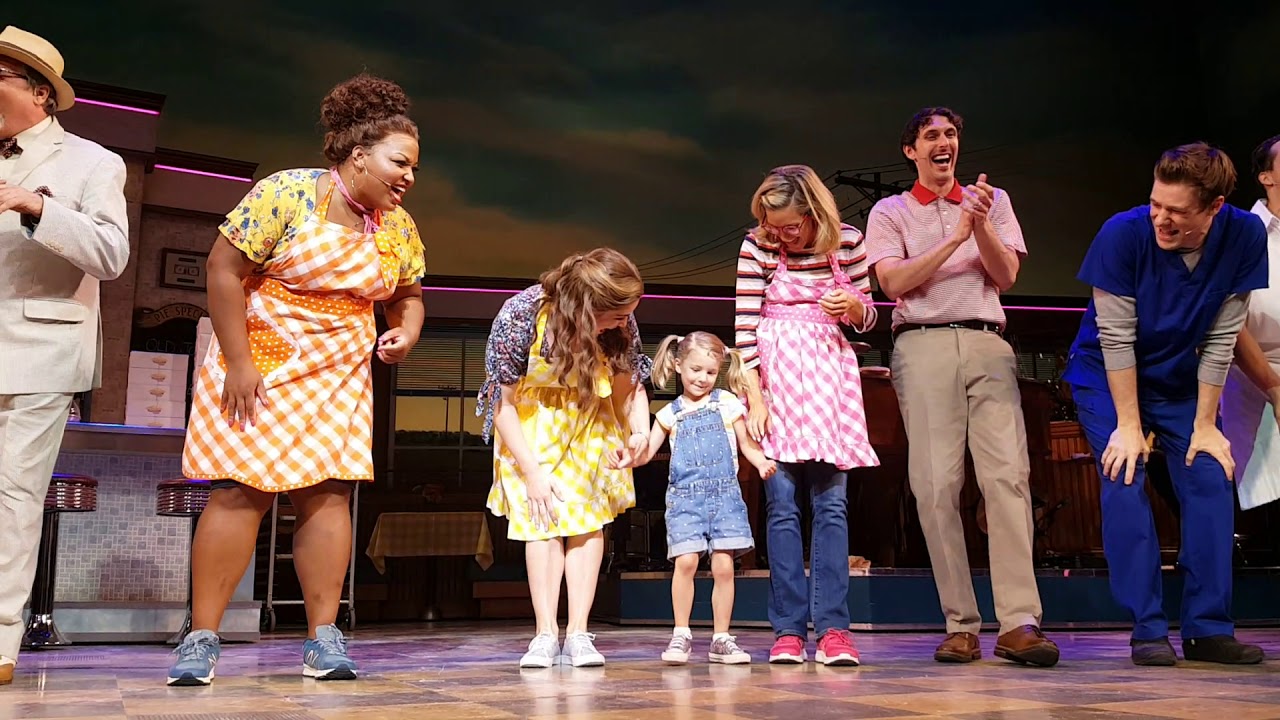 Waitress West End Curtain Call (Lucie Jones as Jenna | front row | 08/07/2019)
