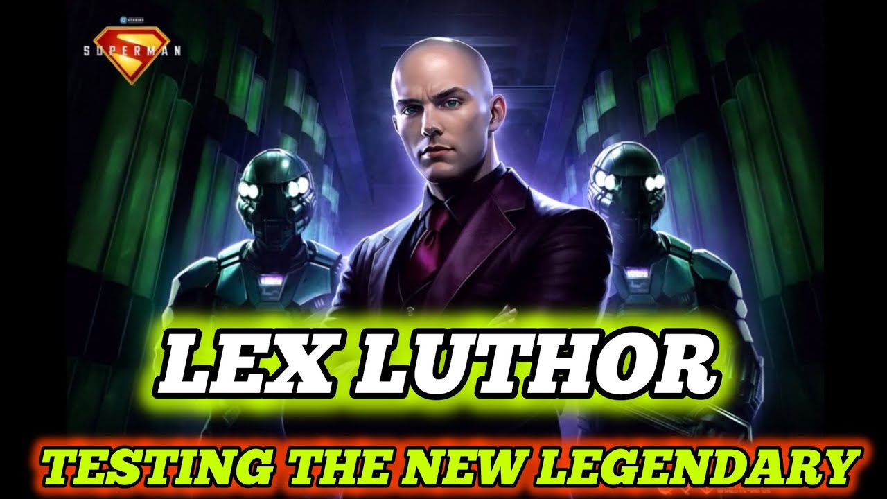 TESTING LEX LUTHOR | NEW LEGENDARY HERO | TWIN BLADE | INJUSTICE 2 MOBILE 