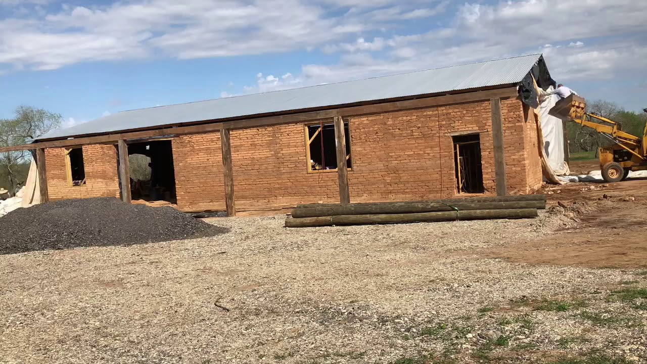 Unveiling our new manufacturing facility made out of AECT compressed earth blocks