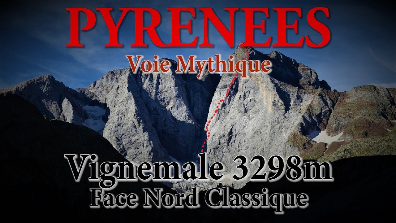 Pyrénées - Vignemale 3298m - Face Nord Classique - Grande Paroi calcaire - Voie Historique