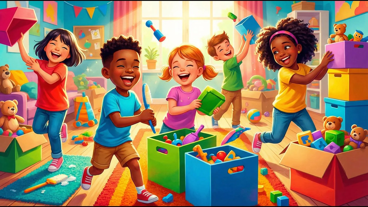 Clean Up Song for Kids | Tidy Up Toys & Have Fun 🧸✨