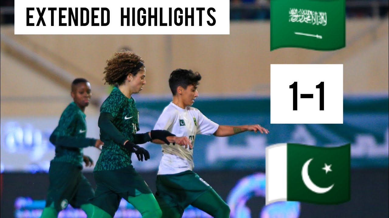 Pakistan vs Saudi Arabia Women's football match | Extended Highlights| International four nation cup