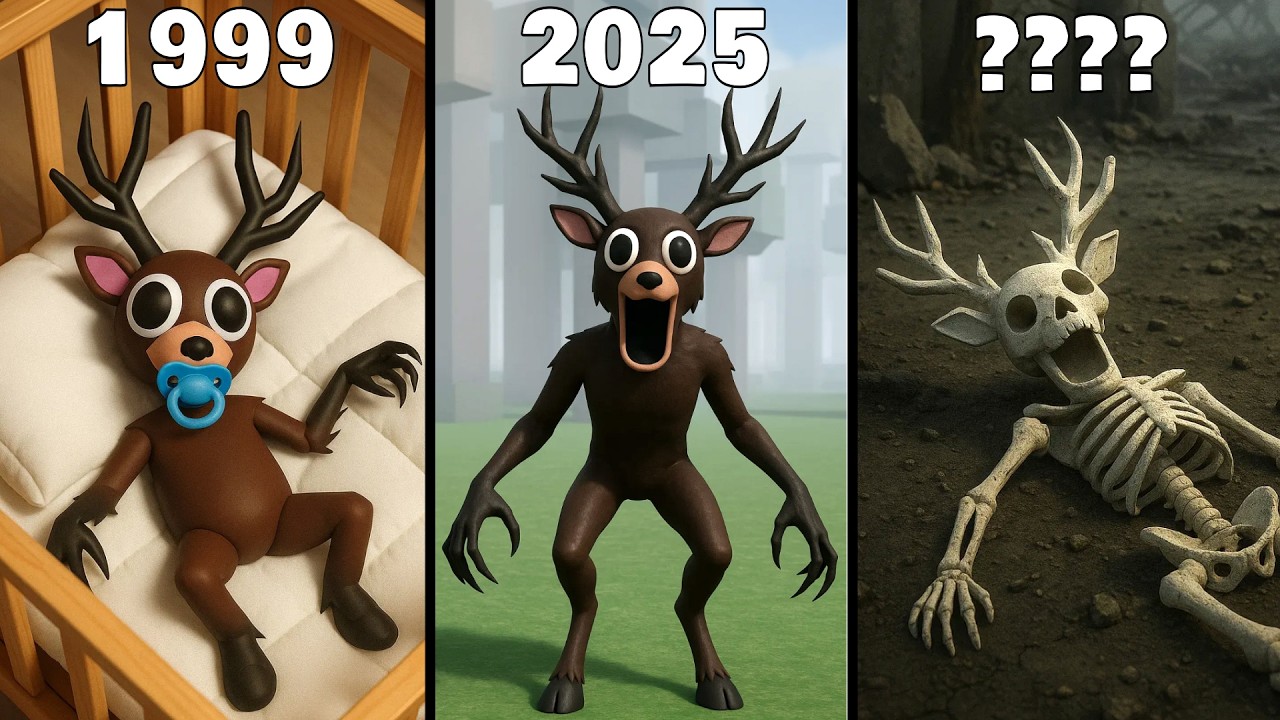 Evolution of THE DEER 99 Nights in Roblox Forest - Italian Brainrot