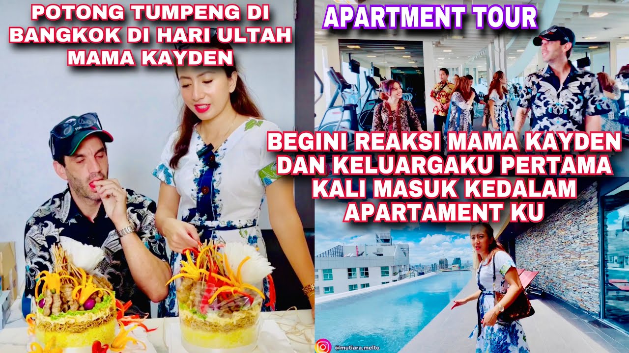 REAKSI MAMA KAYDEN DAN KELUARGAKU PERTAMA KALI LIHAT APARTMENT KU DI BANGKOK, SEMUA PAKAI BAJU BATIK