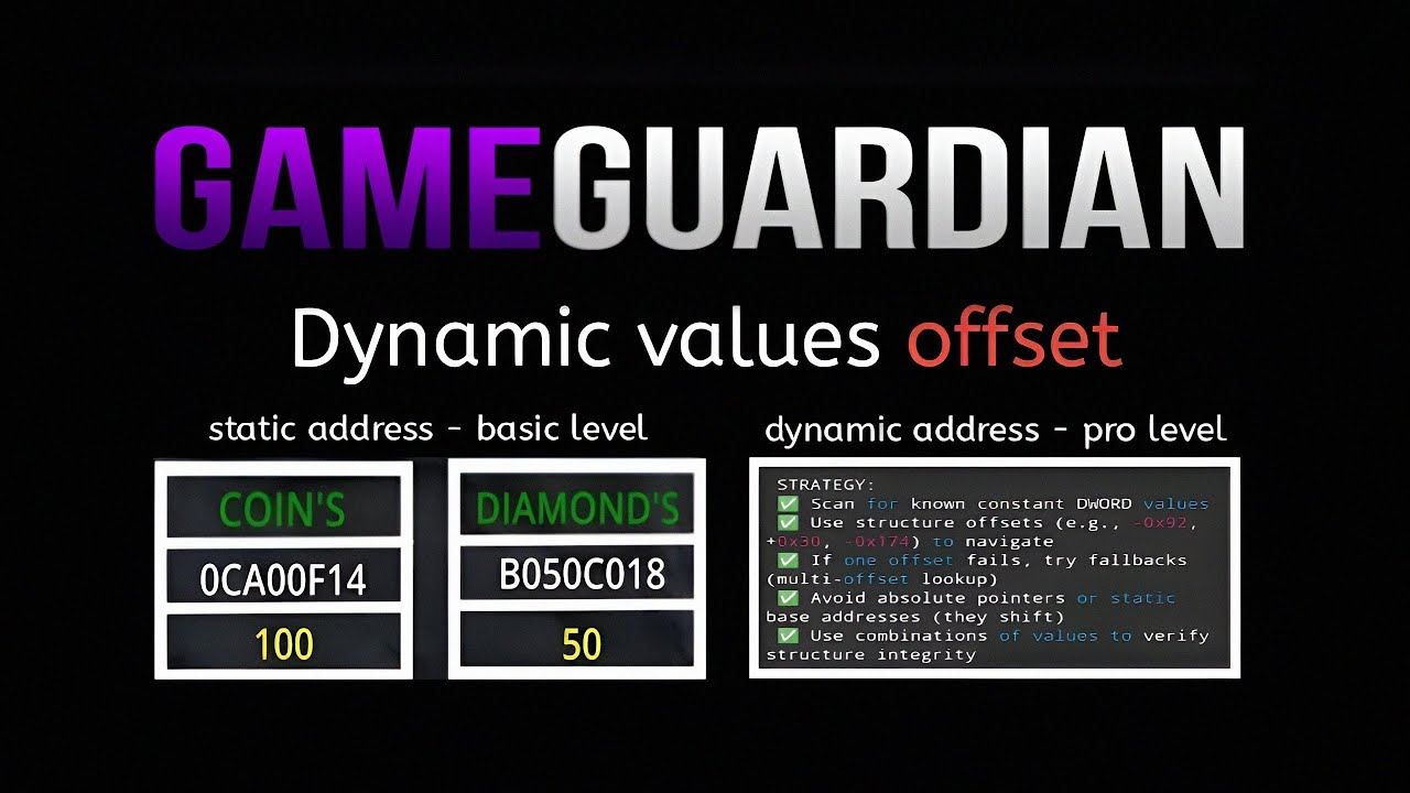 #4 GameGuardian: Auto-Edit DYNAMIC VALUES in ONLINE GAMES
