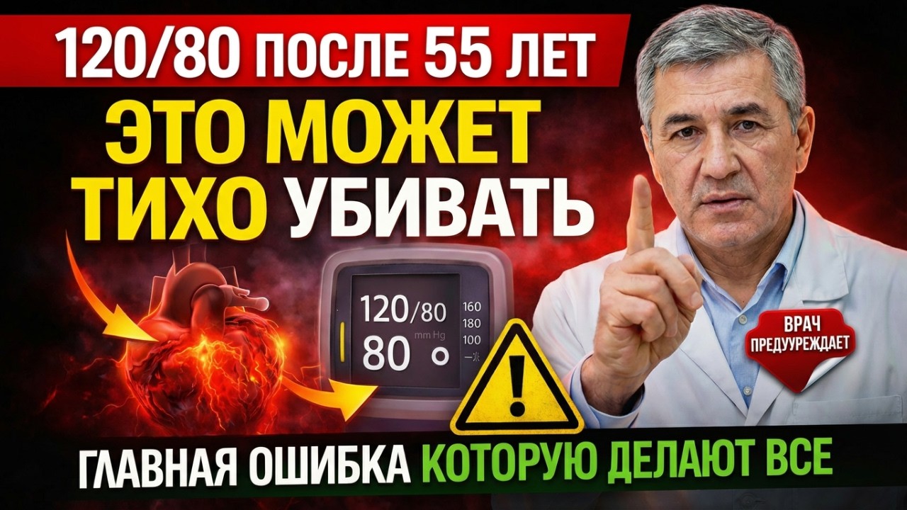 Давление 120/80 — Это НЕ Всегда Норма! Главная Ошибка, Которую Допускают Все, И Её СКРЫТАЯ Опасность