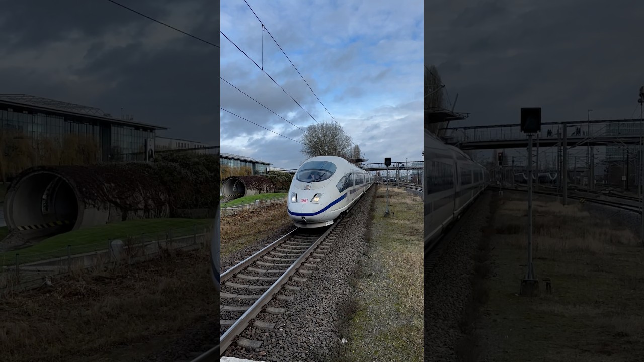 Europa-ICE nach Paris knallt durch Wolfsburg #bahn #trainspotting #ice3 #europa #br406 #paris