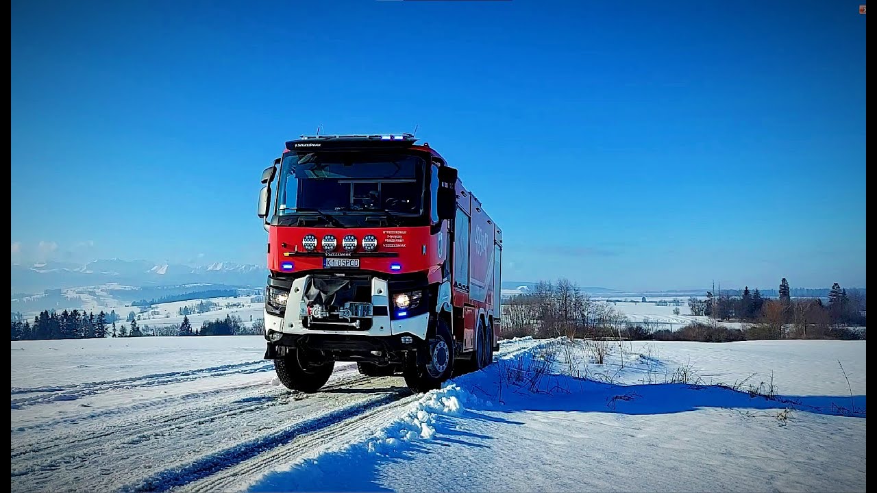 [NOWOŚĆ W PL] Pokaz wielkiego 499[K]47 Renault K440 GCBA / PS Szczęśniak - OSP Czarny Dunajec