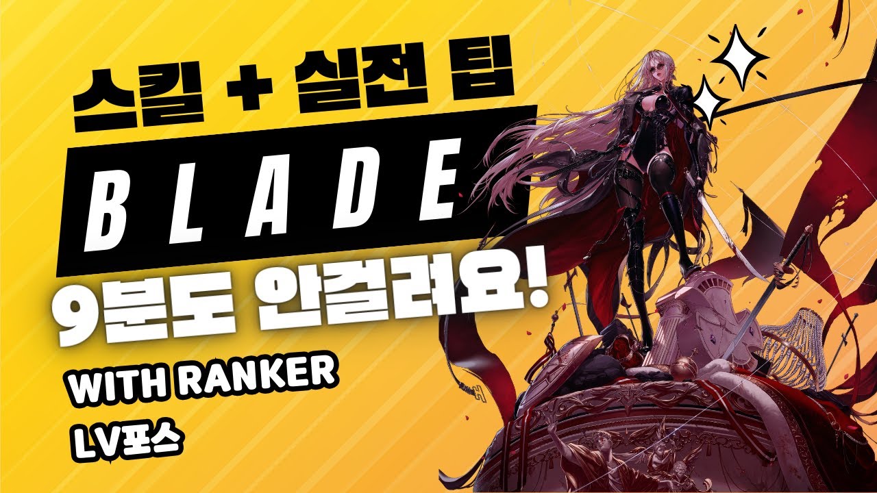 [던전앤파이터]블레이드 스킬+실전팁 간단 공략(질문 폭격 환영+타임라인)