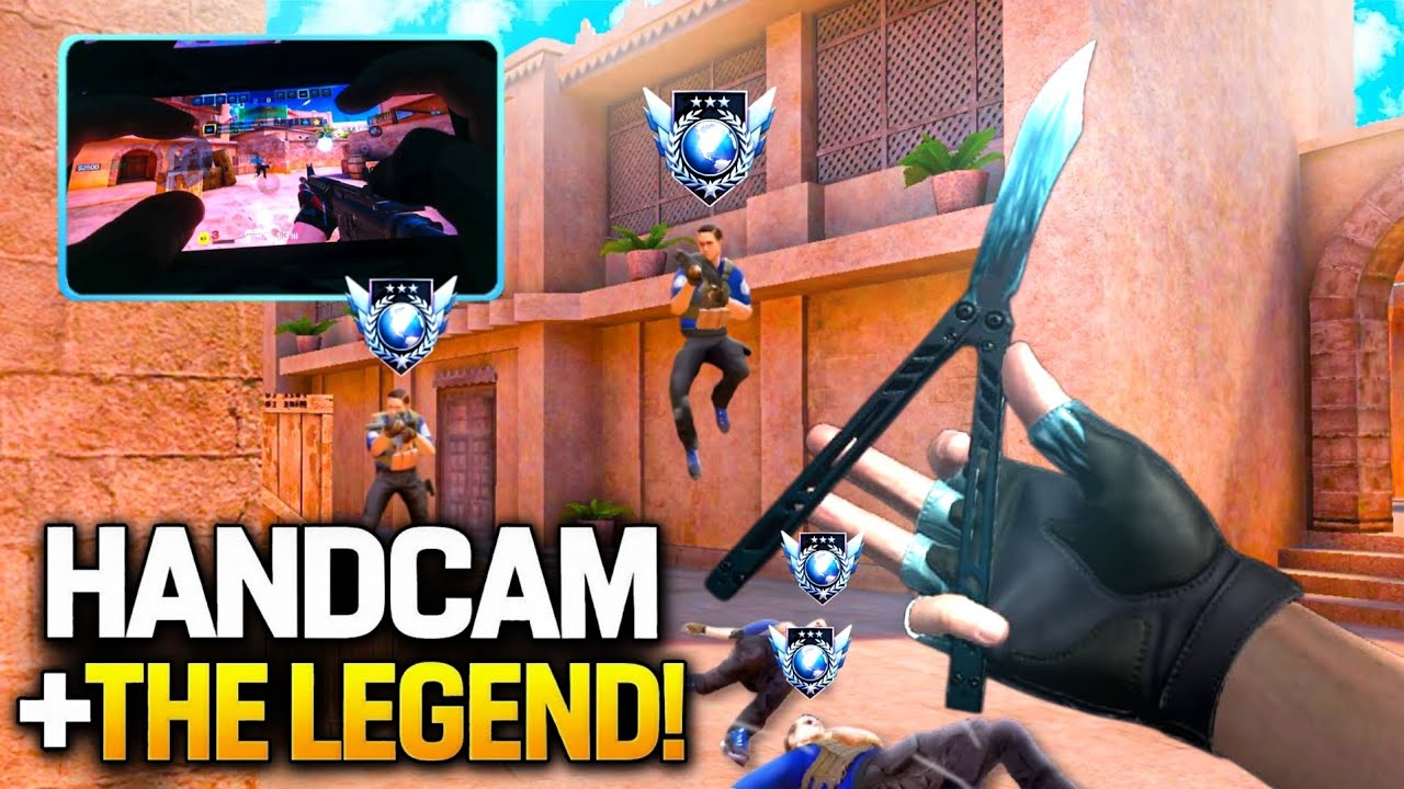 HANDCAM E PEGUEI THE LEGEND JOGANDO SOLO | ROG PHONE 6 165 FPS - STANDOFF 2
