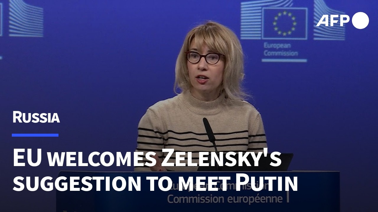 EU welcomes Zelensky's call for direct talks with Putin | AFP