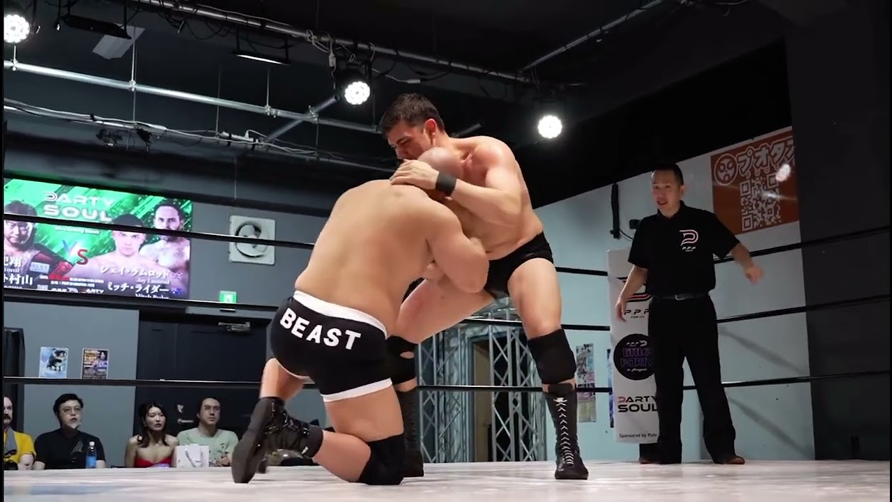 Jay Lamrod and Mitch Ryder vs Kabuto Mitomi and Beast Yamamura - PPP Tokyo - Kawasaki