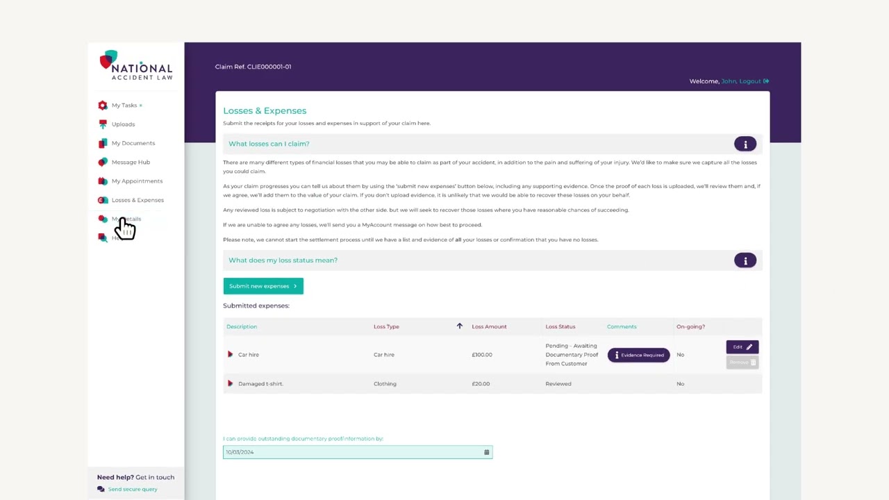 Manage Your Claim Effortlessly with MyAccount | National Accident Law