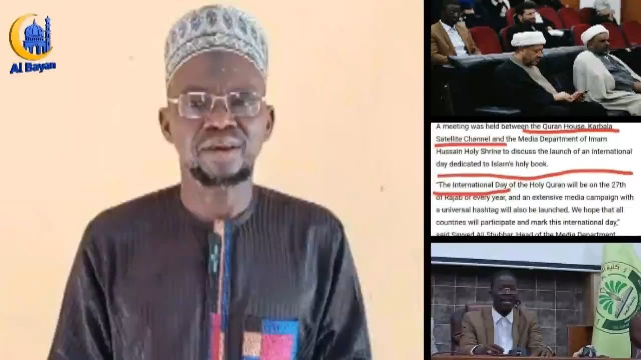 SHEIKH ALASE'S COMMENT ON ABU MARYAM BALOGUN'S SITTING WITH THE SHIA