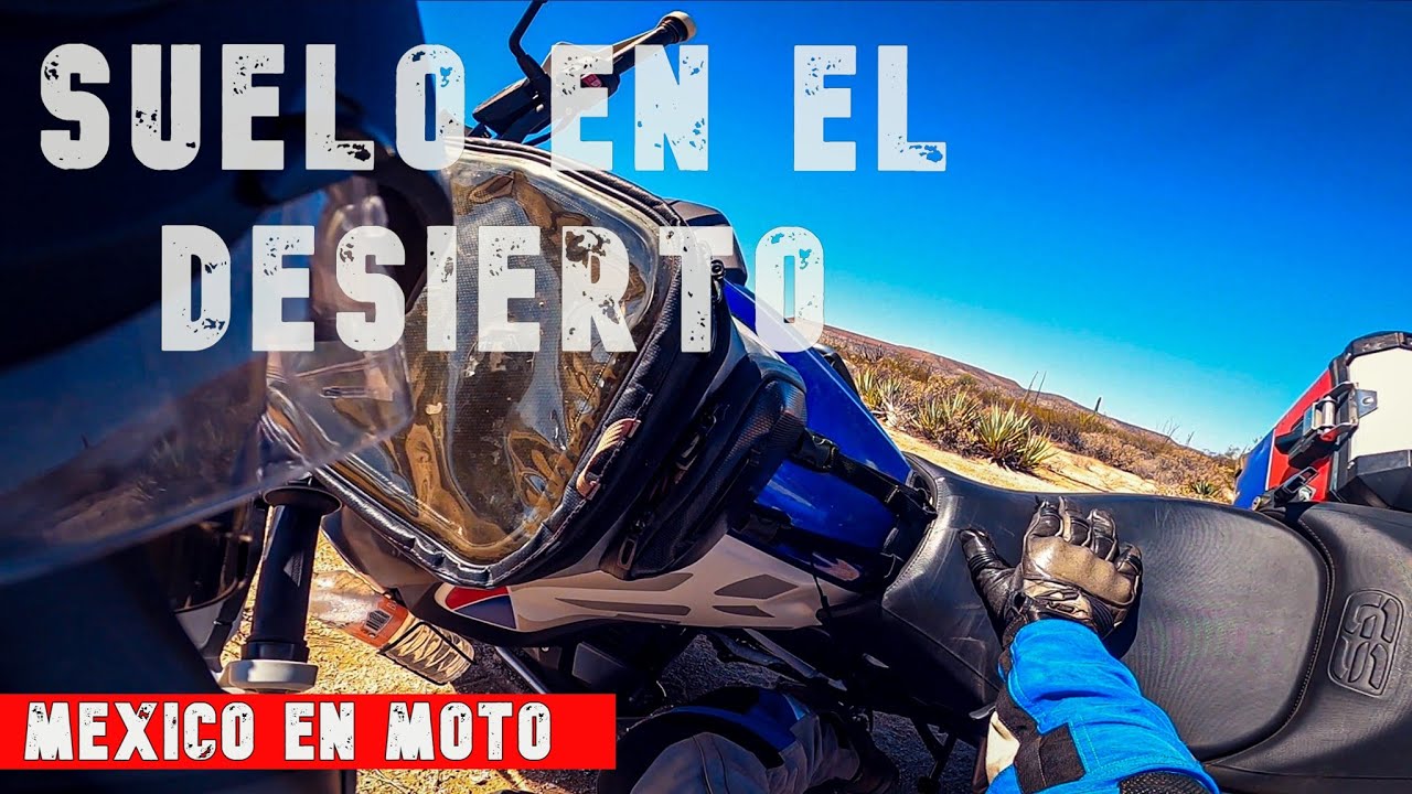 EL DESIERTO ESPECTACULAR EN LA RUTA DE LA BAJA EN MOTO | MEXICO EN MOTO