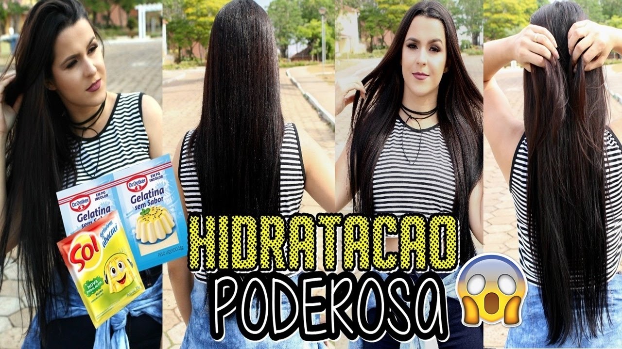 HIDRATAÇÃO PODEROSA PRA RECUPERAR OS CABELOS