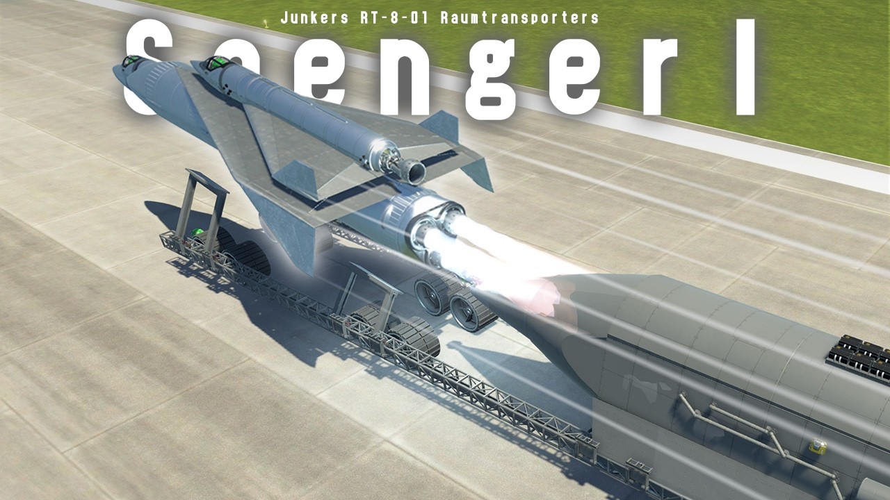 鉄道から900km/hで発射、ドイツの有人宇宙船 RT-8 ゼンガーIを作りたい  第84回 #KSP2